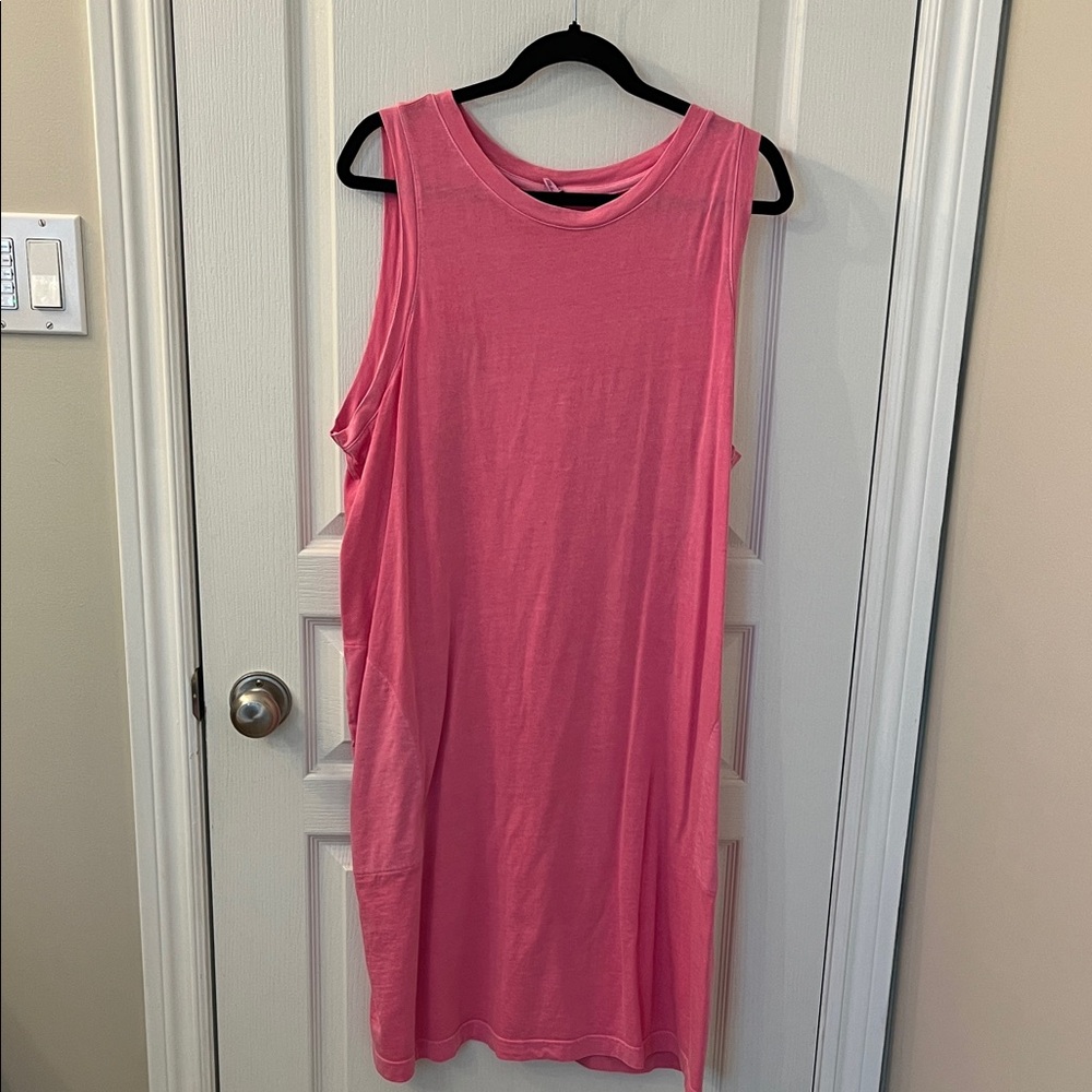 Old Navy Pink Sleeveless Tank Dress